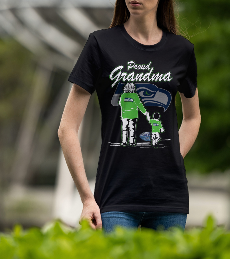 Proud Grandma Seattle Seahawks T-Shirt
