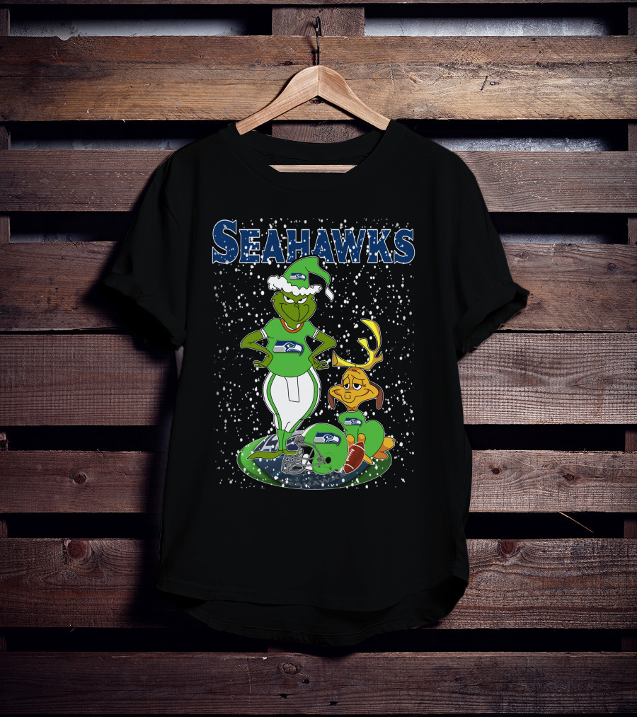 Seahawks Grinchxmas Seattle Seahawks T-Shirt