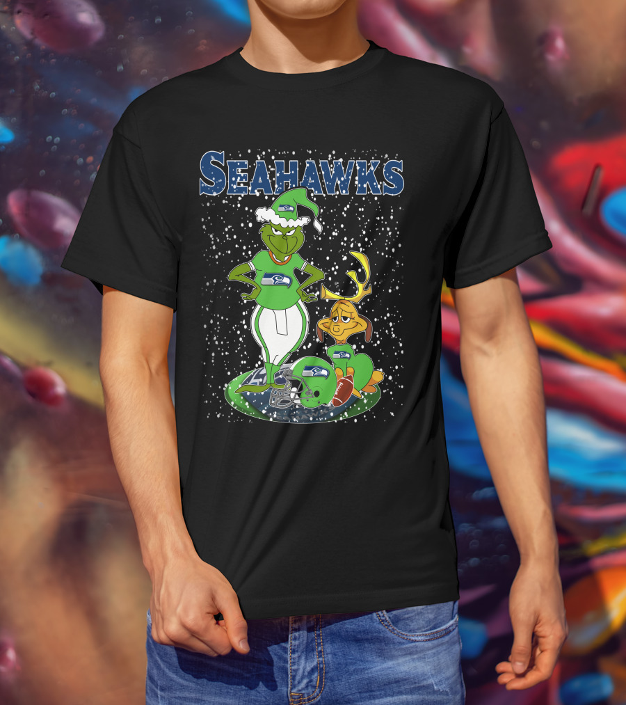 Seahawks Grinchxmas Seattle Seahawks T-Shirt