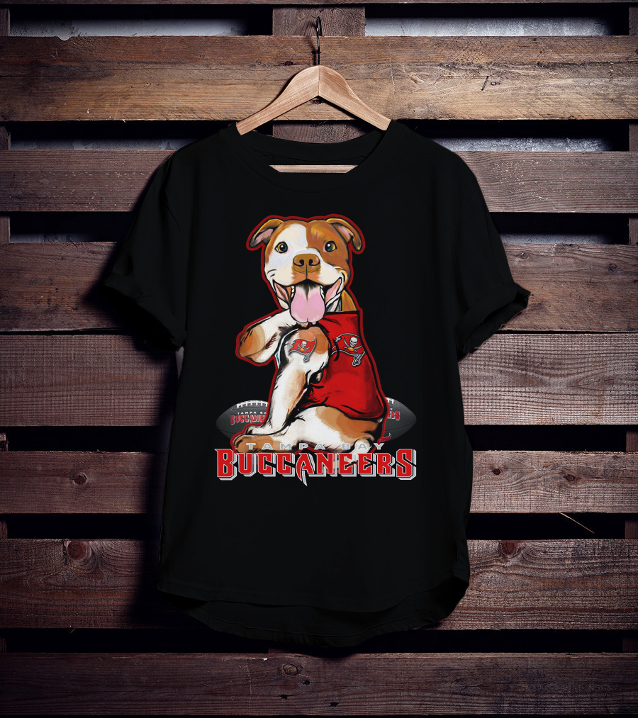 Tampa Bay Buccaneers Pittbull Football T-Shirt