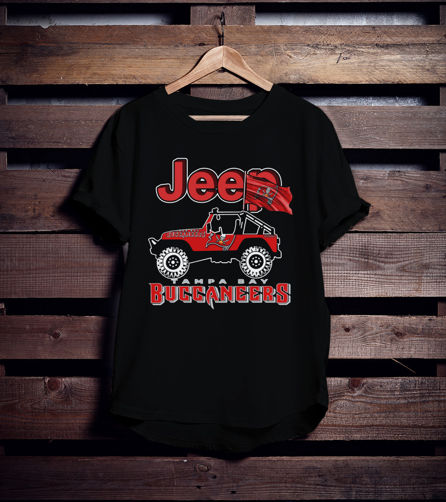 Jeep Tampa Bay Buccaneers Football Jeep T-Shirt