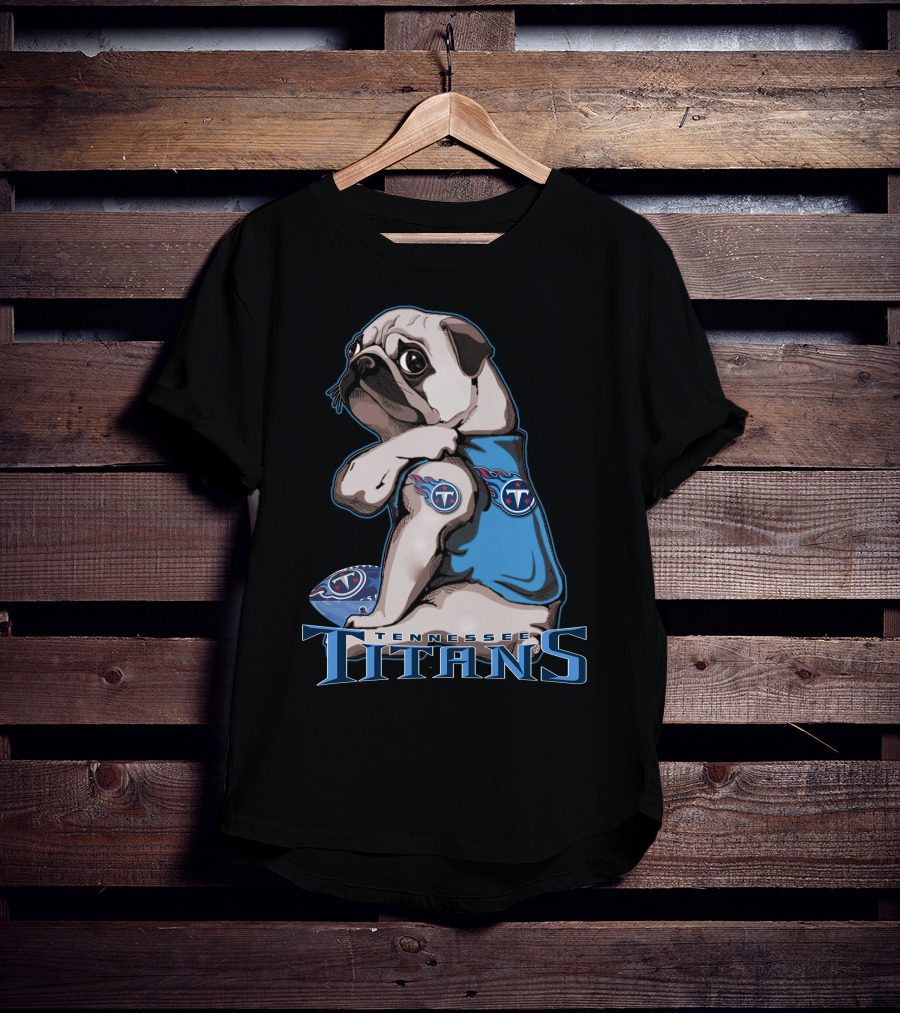 Tennessee Titans Pug T-Shirt