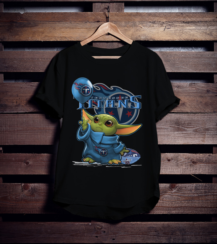Tennessee Titans Yoda Force Football T-Shirt