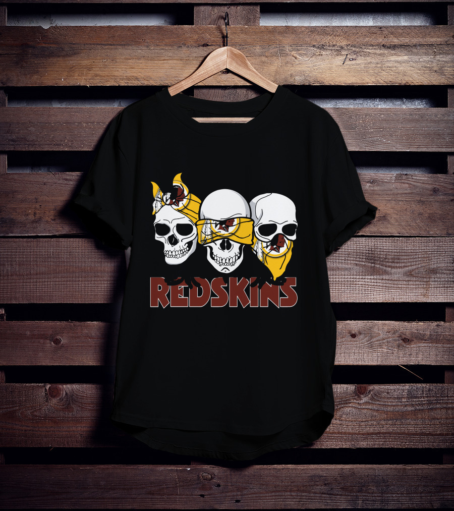 Skull Redskins Bandana T-Shirt