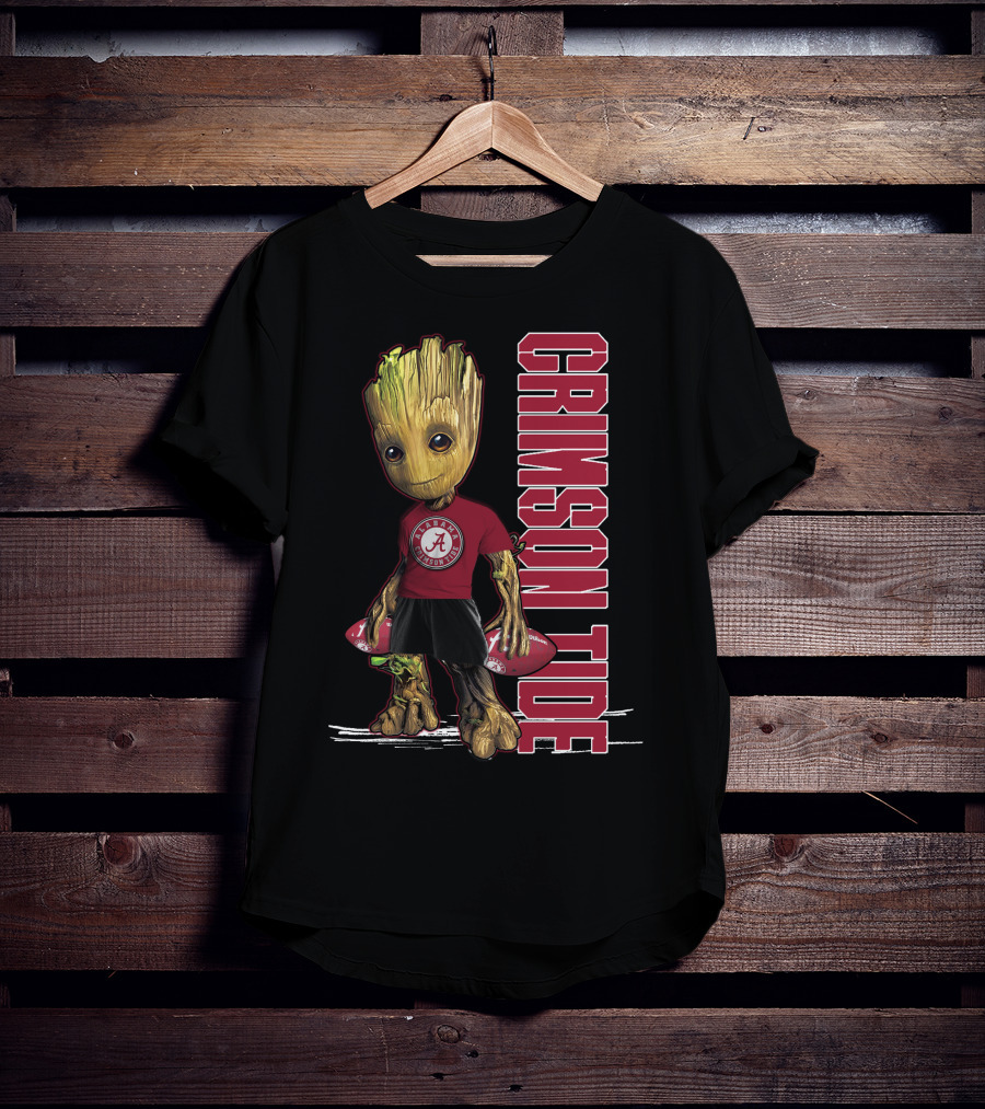 Groot Alabama Crimson Tide Football T-Shirt