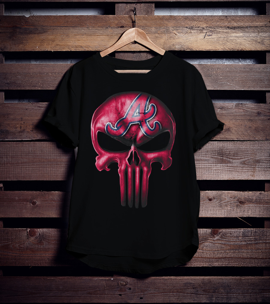 Atlanta Braves Skull V3 Logo Iconic T-Shirt