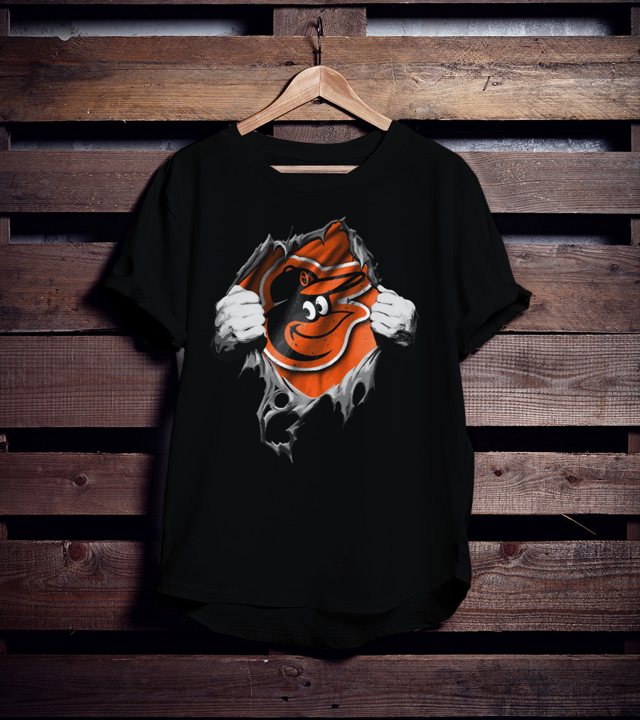 Torn Hands Baltimore Orioles Burst T-Shirt