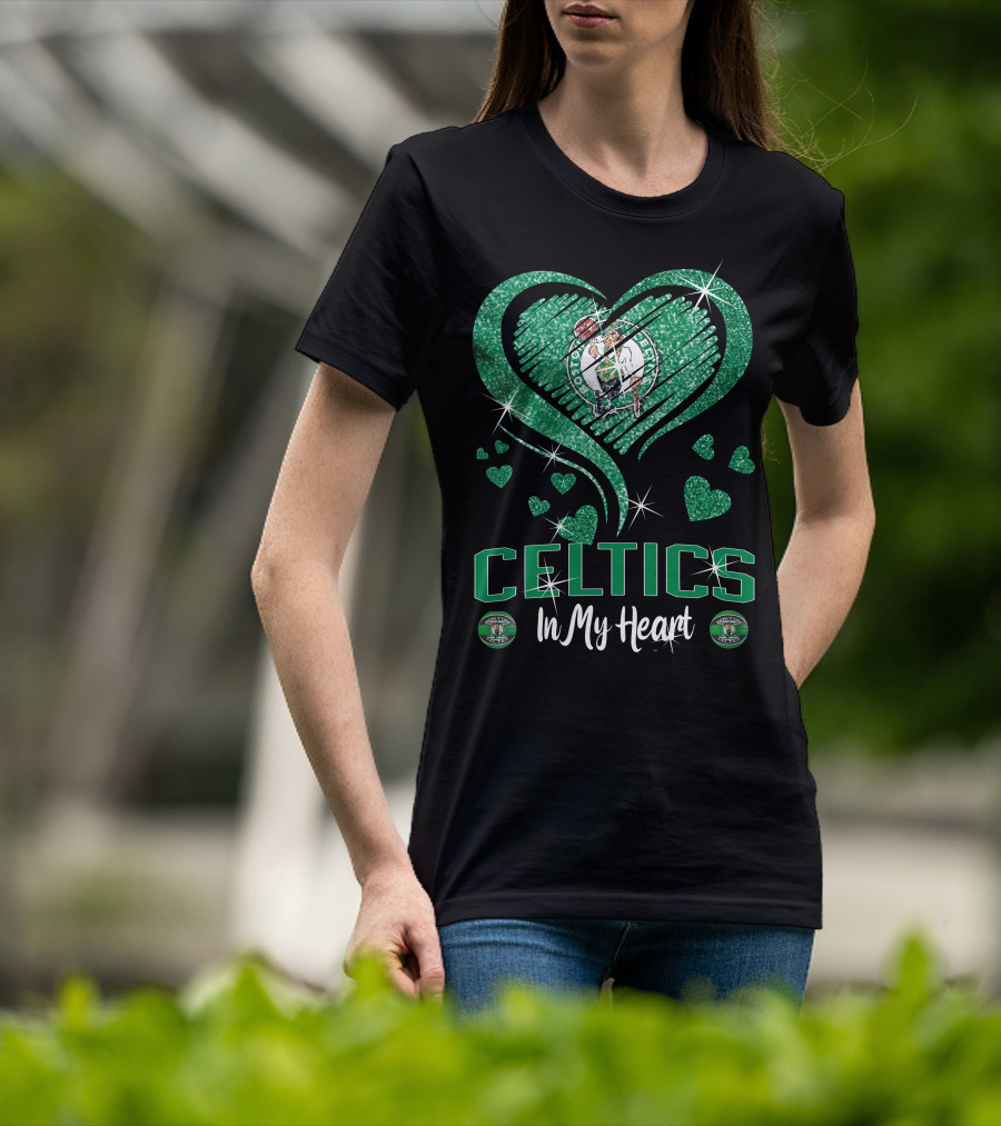 Celtics Boston In My Heart T-Shirt