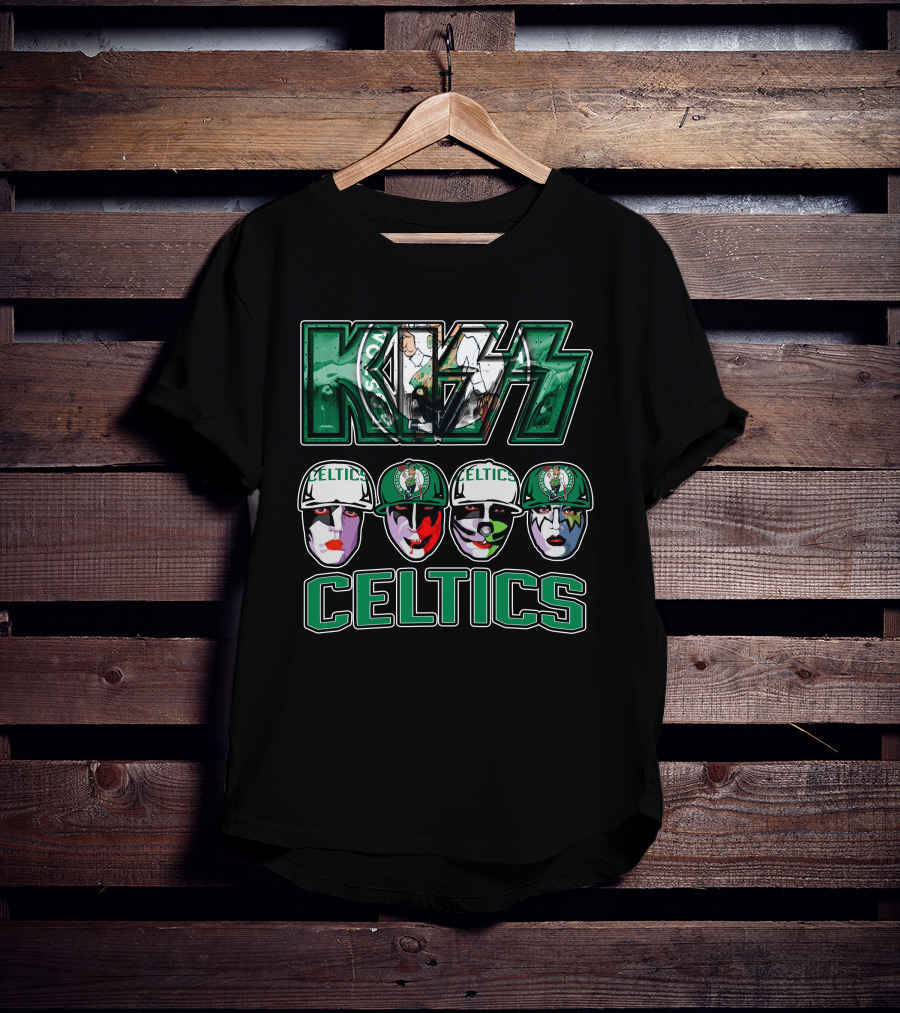 Kiss Celtics Boston Face Paint T-Shirt