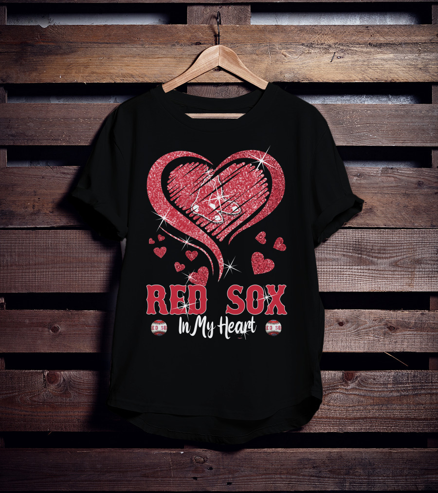 Red Sox In My Heart Boston T-Shirt