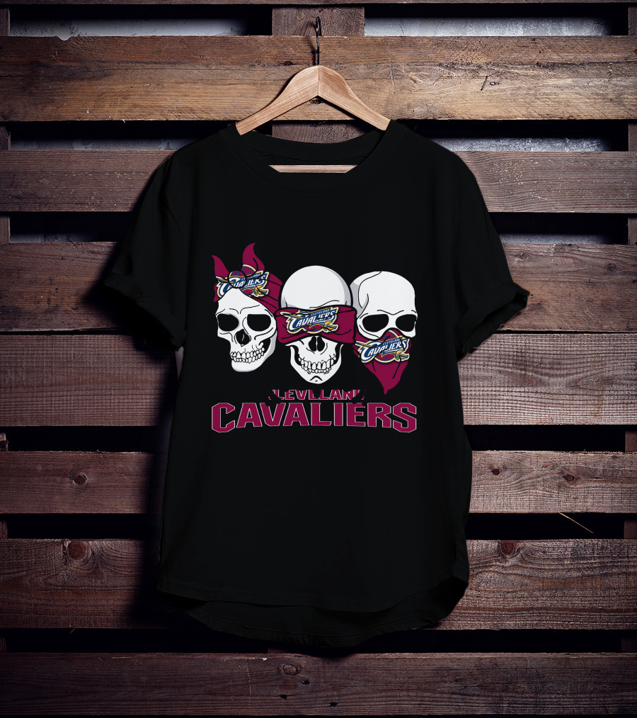 Cleveland Cavaliers Skull Trio T-Shirt