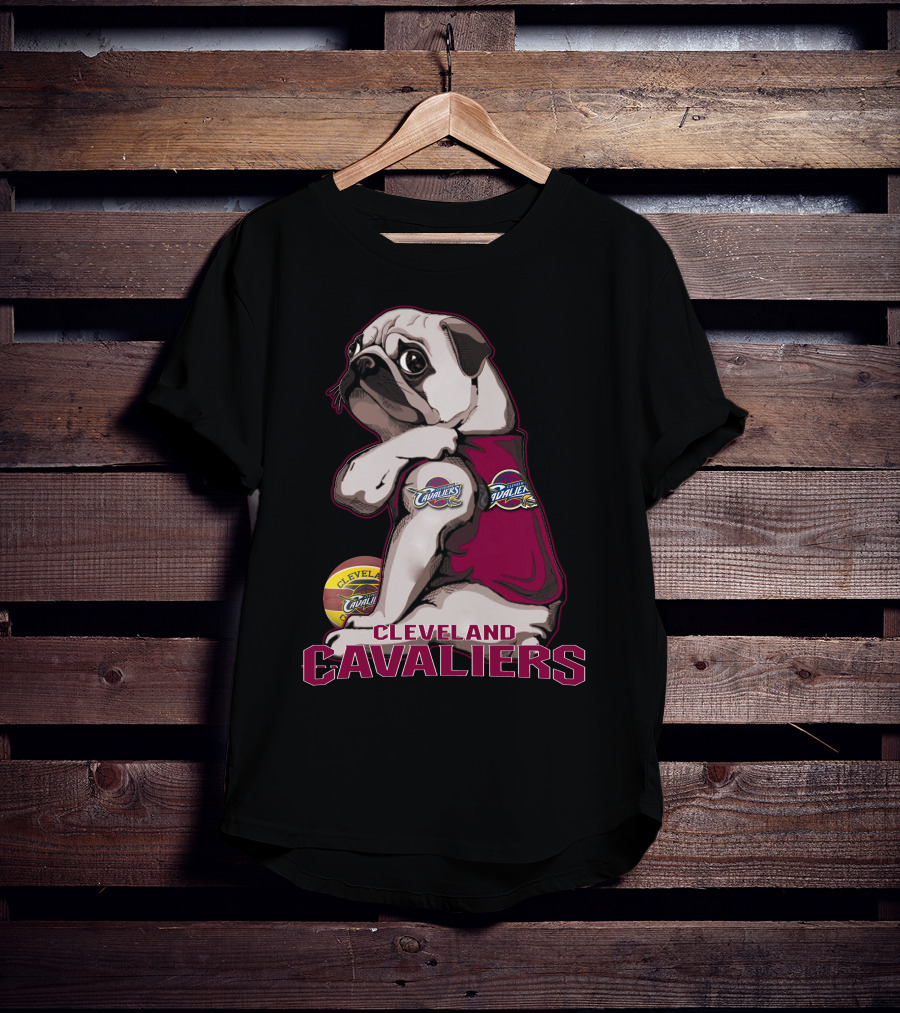 Cleveland Cavaliers Pug Basketball Team T-Shirt