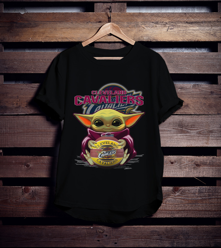 Cleveland Cavaliers Yoda With Basketball T-Shirt