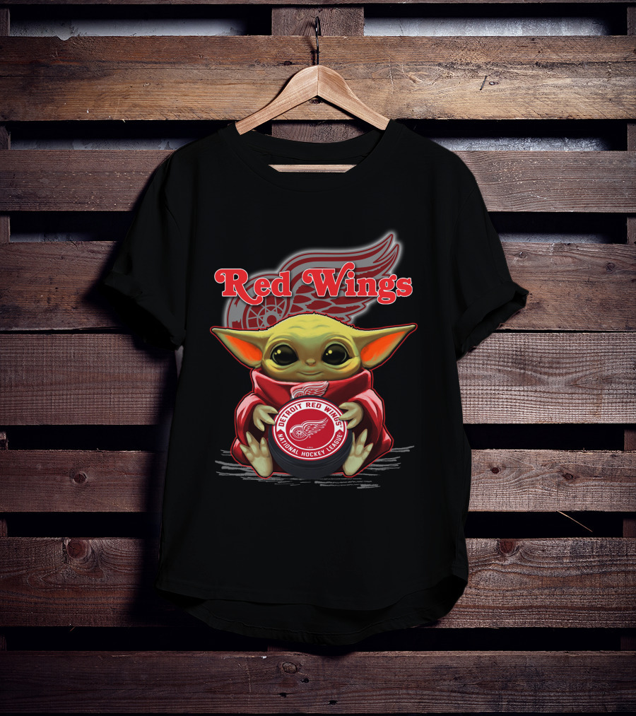 Yoda Detroit Red Wings NHL National Hockey League T-Shirt