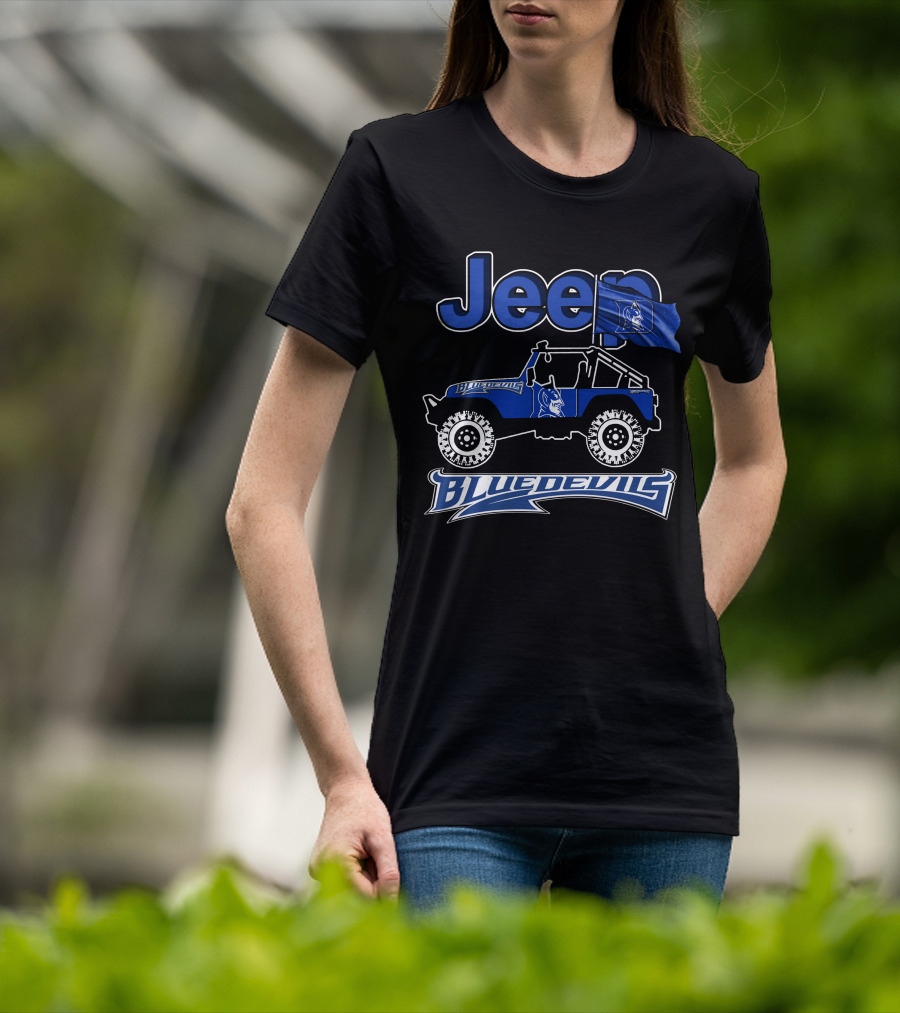 Jeep Blue Devils Off-Road Adventure T-Shirt