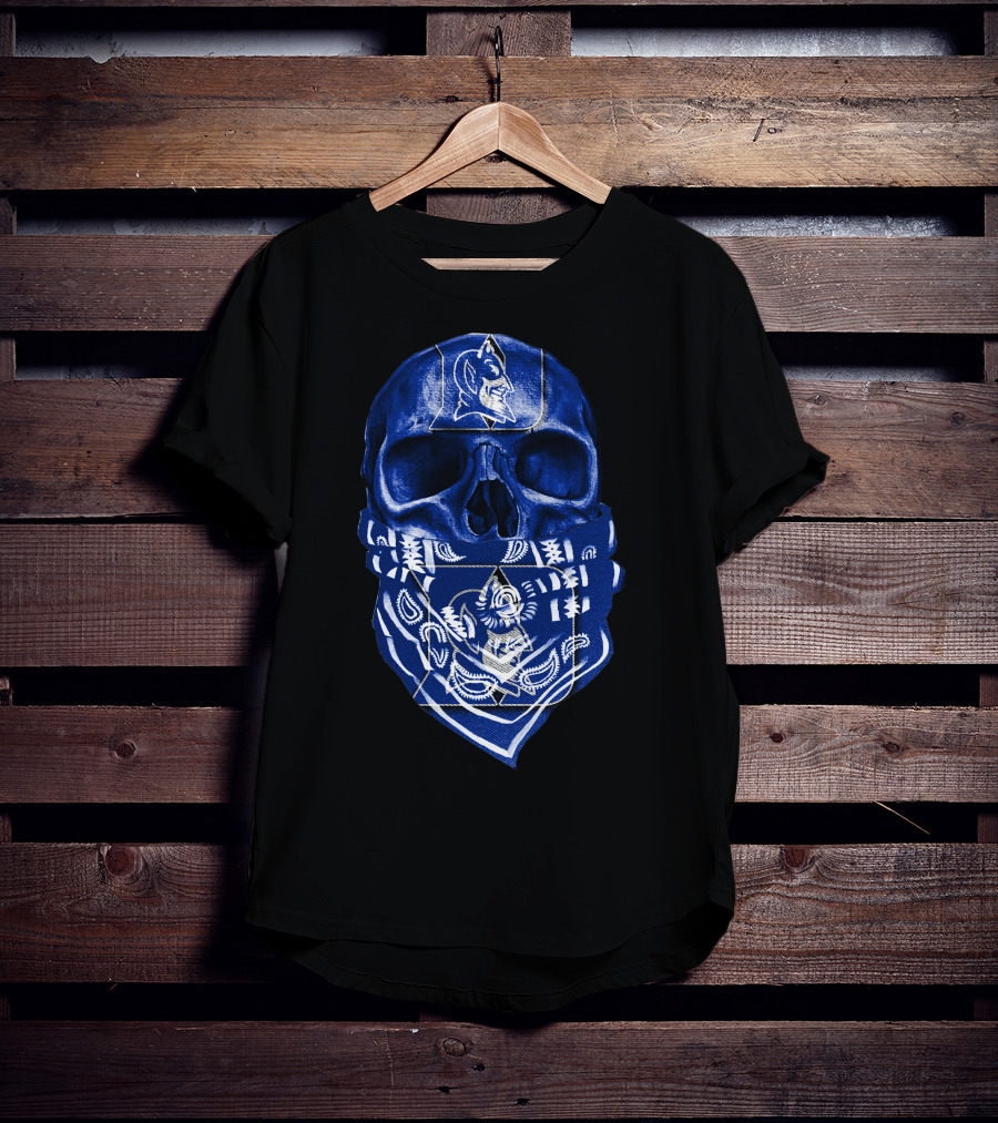 Skull Bandana Duke Blue Devils T-Shirt