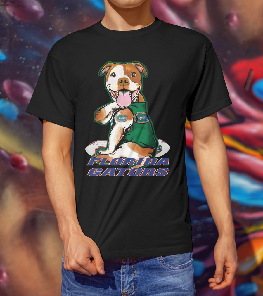 Pitbull Florida Gators Football Fan T-Shirt