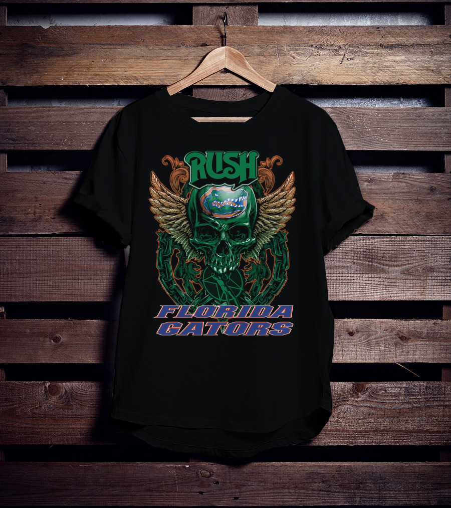 Rush Florida Gators Skull Wings T-Shirt