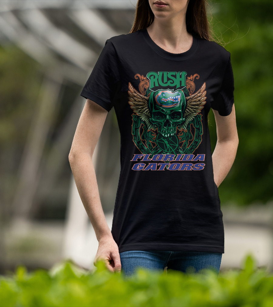 Rush Florida Gators Skull Wings T-Shirt