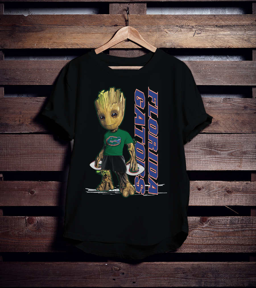Groot Florida Gators Mascot T-Shirt With Team T-Shirt