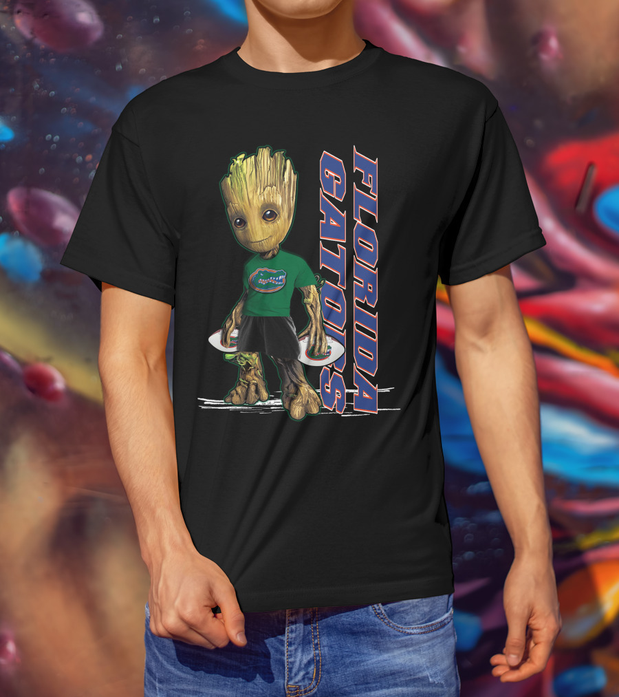 Groot Florida Gators Mascot T-Shirt With Team T-Shirt