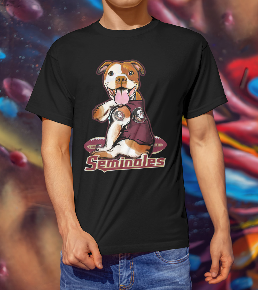 Pittbull Seminoles Football Florida State T-Shirt