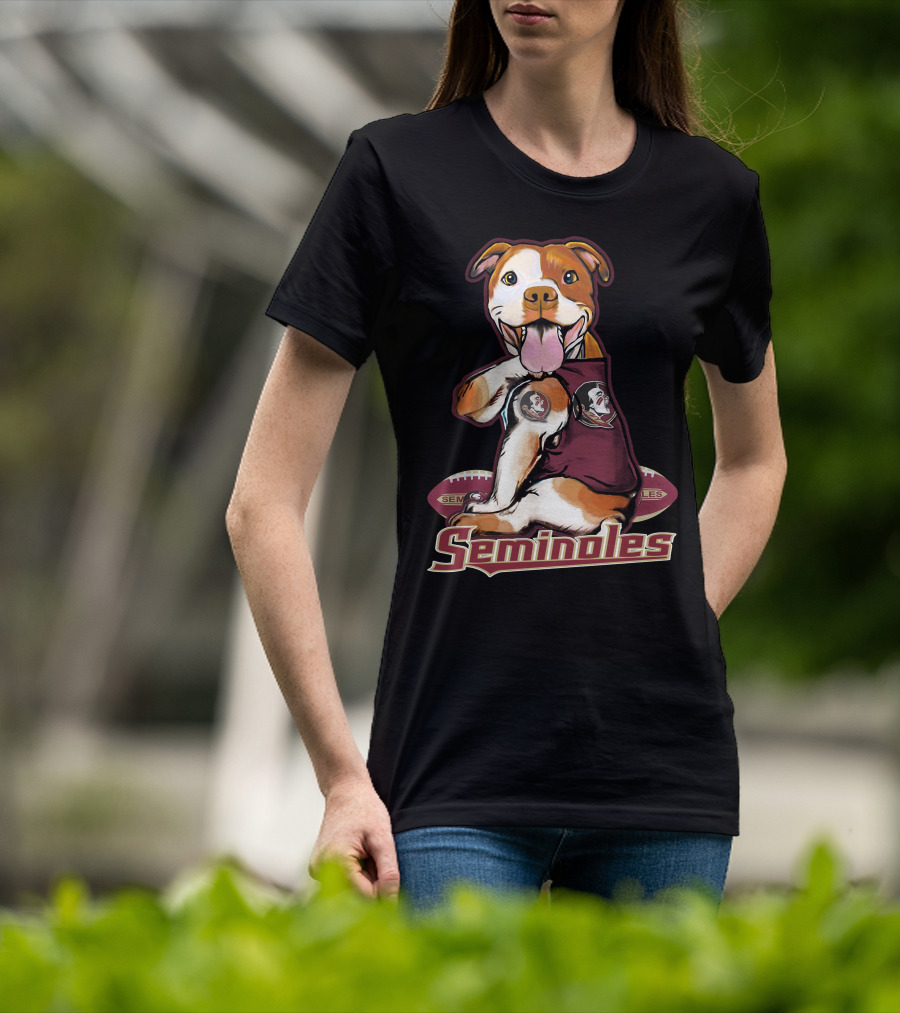 Pittbull Seminoles Football Florida State T-Shirt