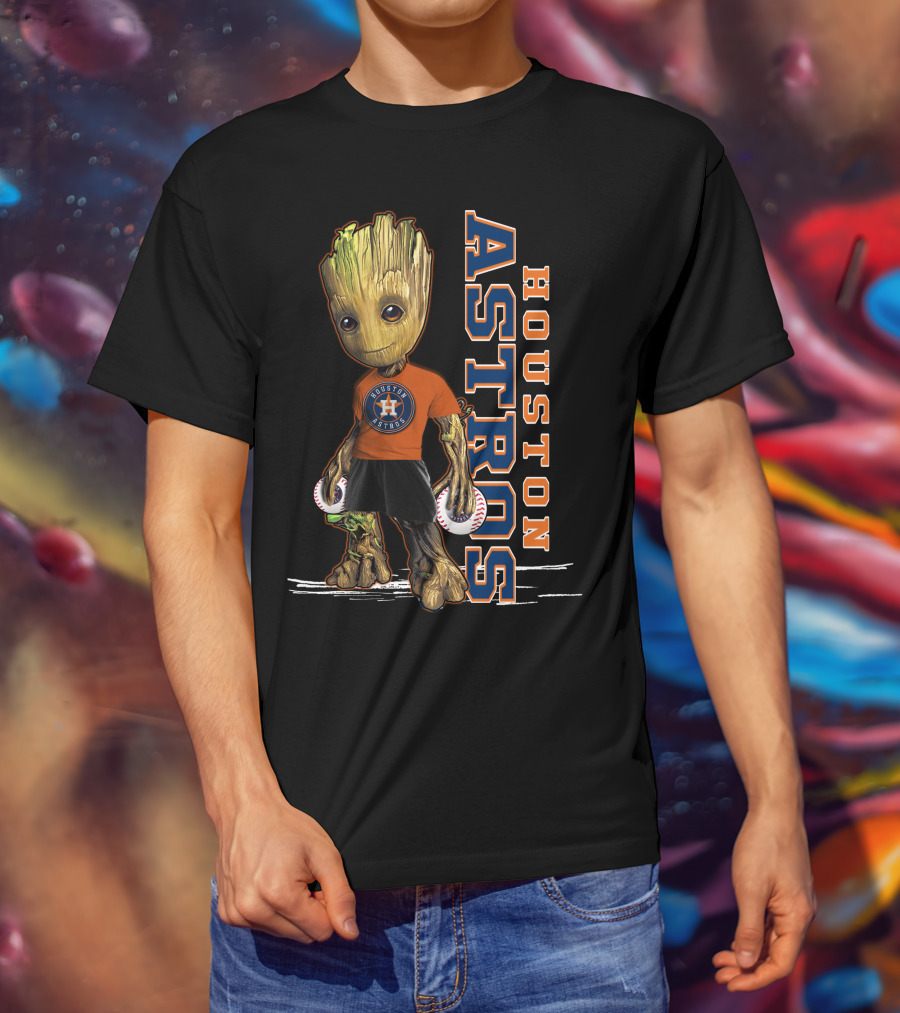 Groot Houston Astros Baseball Fan T-Shirt