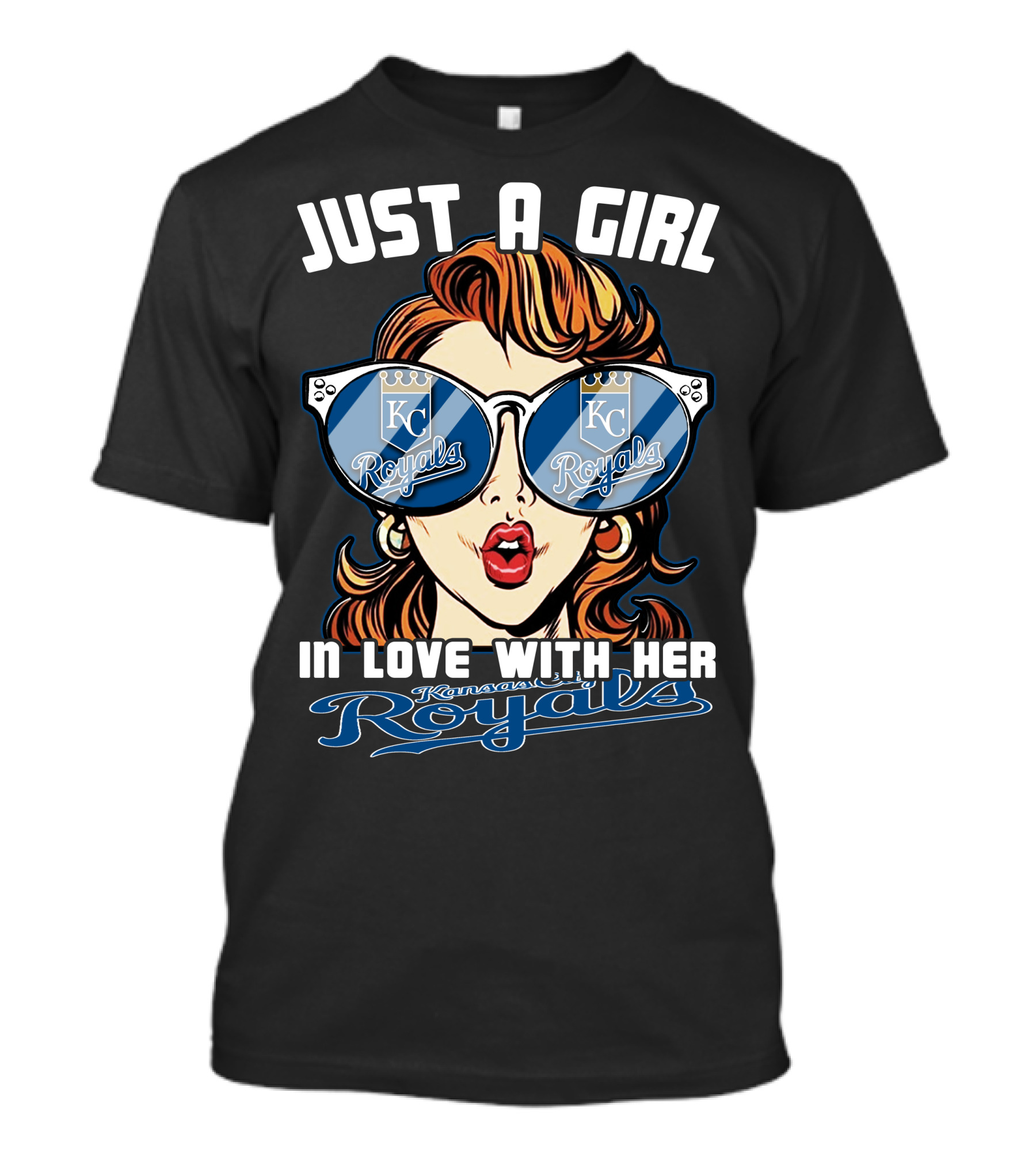Just A Girl In Love With Her Kansas City Royals T-Shirt