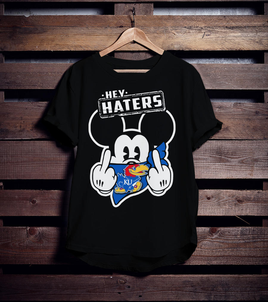 Hey Haters KU Kansas Jayhawks Mick T-Shirt
