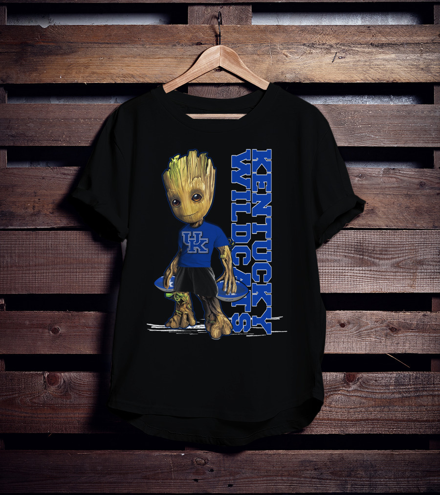 Groot Kentucky Wildcats UK Basketball Crossover T-Shirt