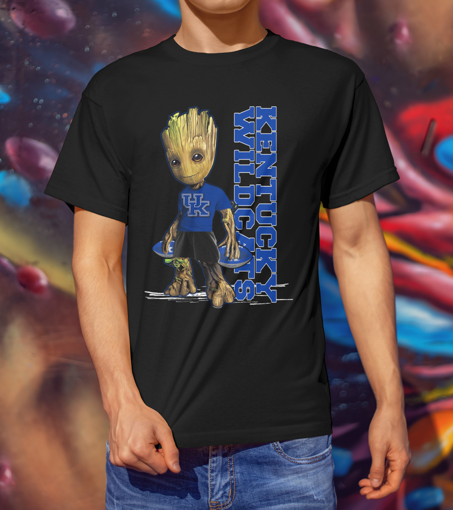 Groot Kentucky Wildcats UK Basketball Crossover T-Shirt