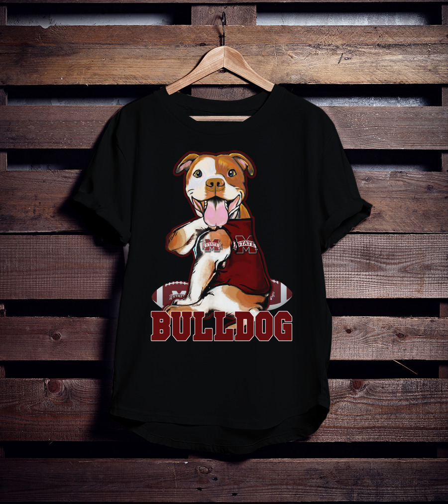Pittbull Mississippi State Bulldog Football T-Shirt