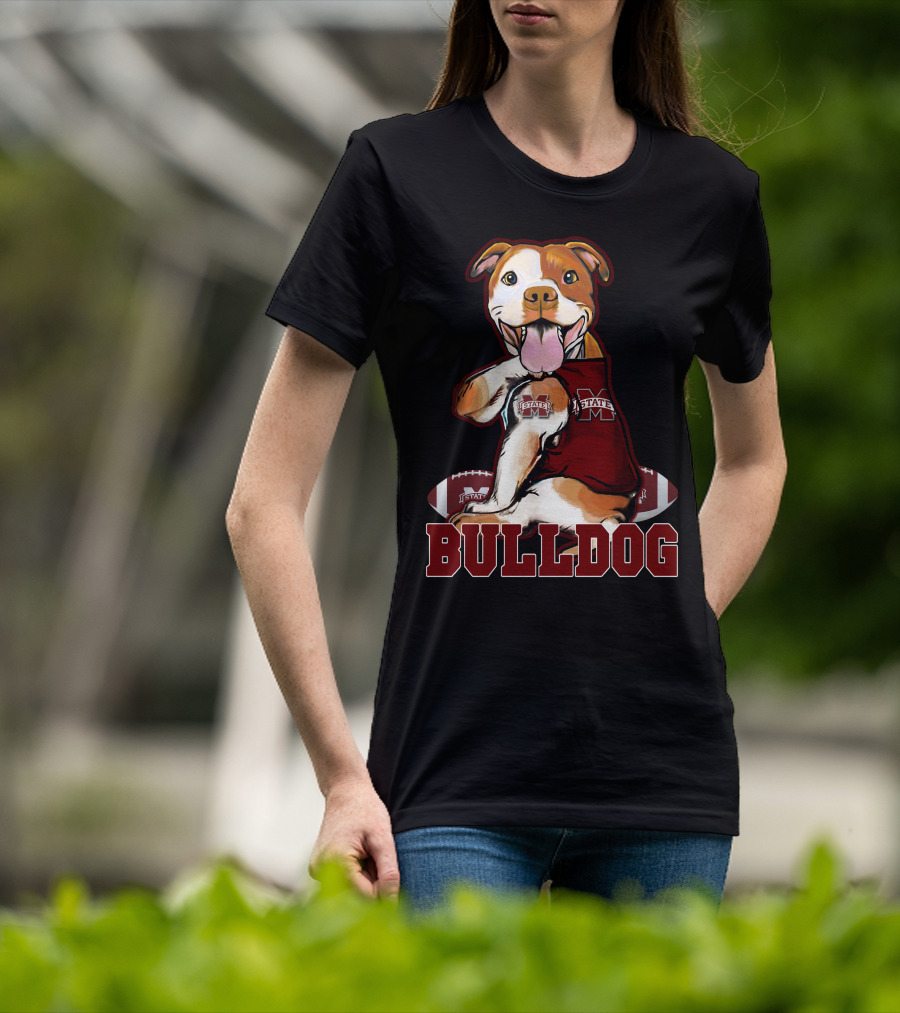 Pittbull Mississippi State Bulldog Football T-Shirt