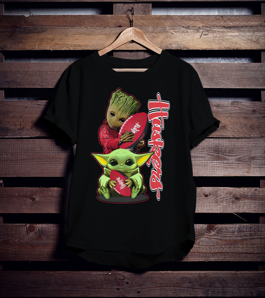 Grzd Nebraska Cornhuskers Huskers Football Baby Alien Tree Creature T-Shirt