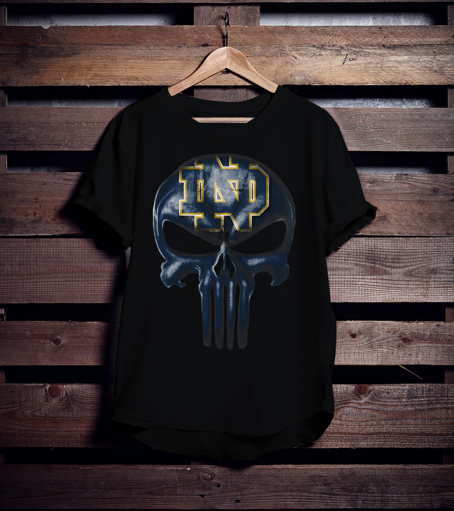 Notre Dame Fighting Irish Skull ND T-Shirt