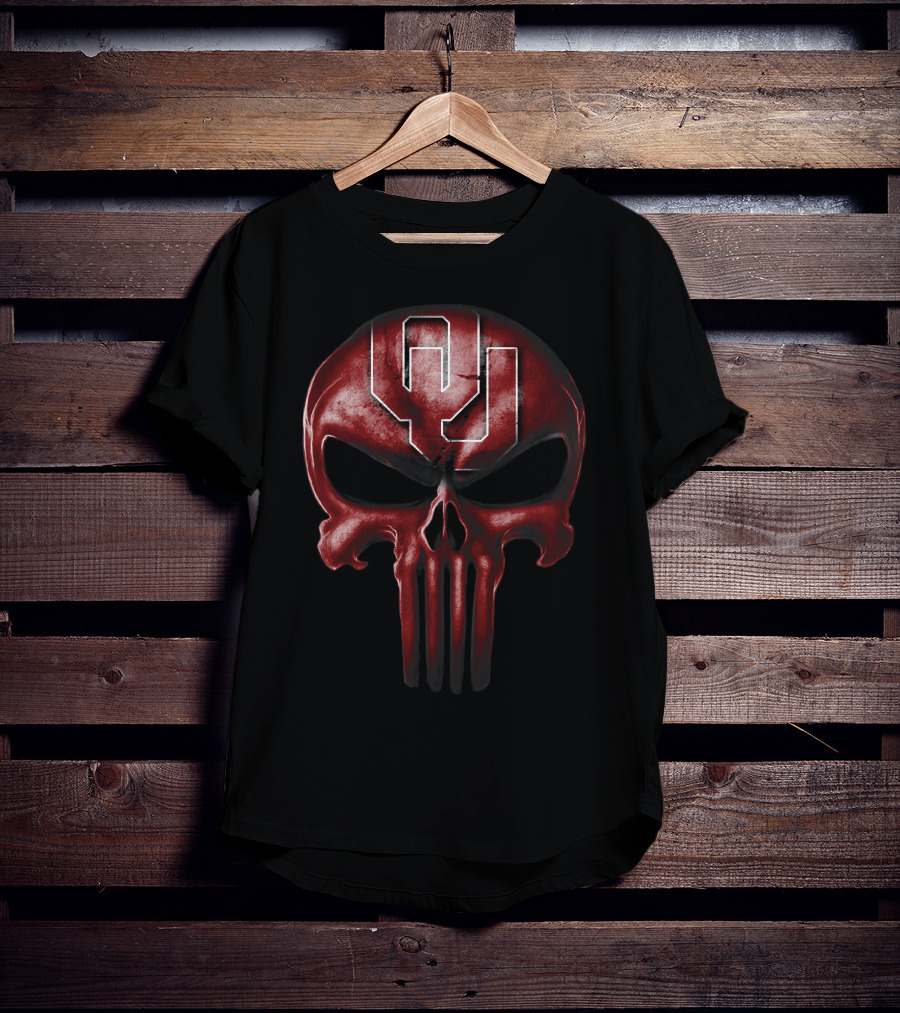 Skull OU Oklahoma Sooners T-Shirt