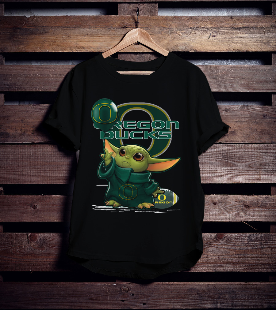 Yoda Oregon Ducks Football Mascot T-Shirt