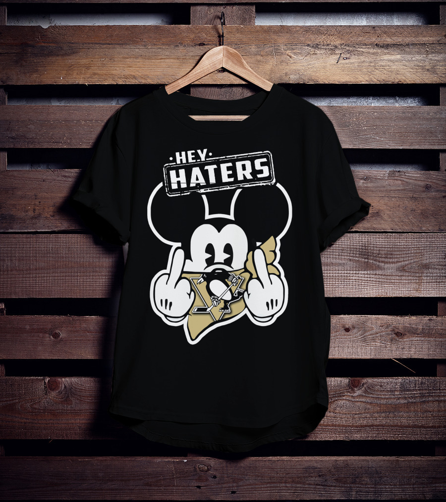 Hey Haters Mick Pittsburgh Penguins T-Shirt