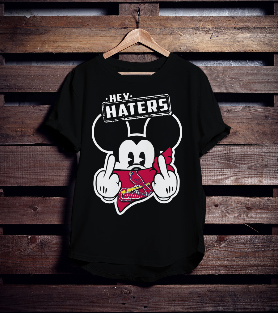 Hey Haters Mick St. Louis Cardinals T-Shirt