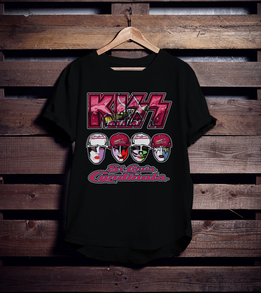 KISS Cardinals St. Louis Facepaint T-Shirt
