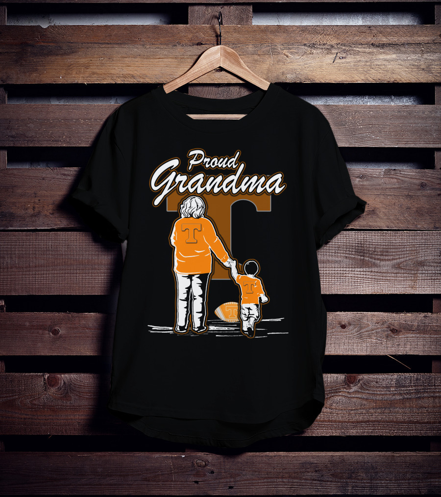 Proud Grandma Tennessee Volunteers Football T-Shirt