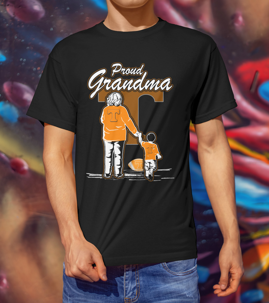 Proud Grandma Tennessee Volunteers Football T-Shirt