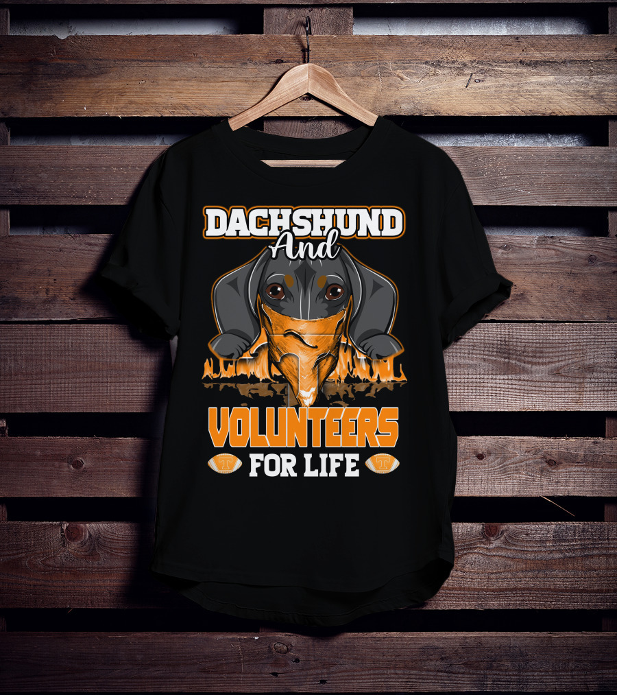 Dachshund And Volunteers For Life Tennessee T T-Shirt
