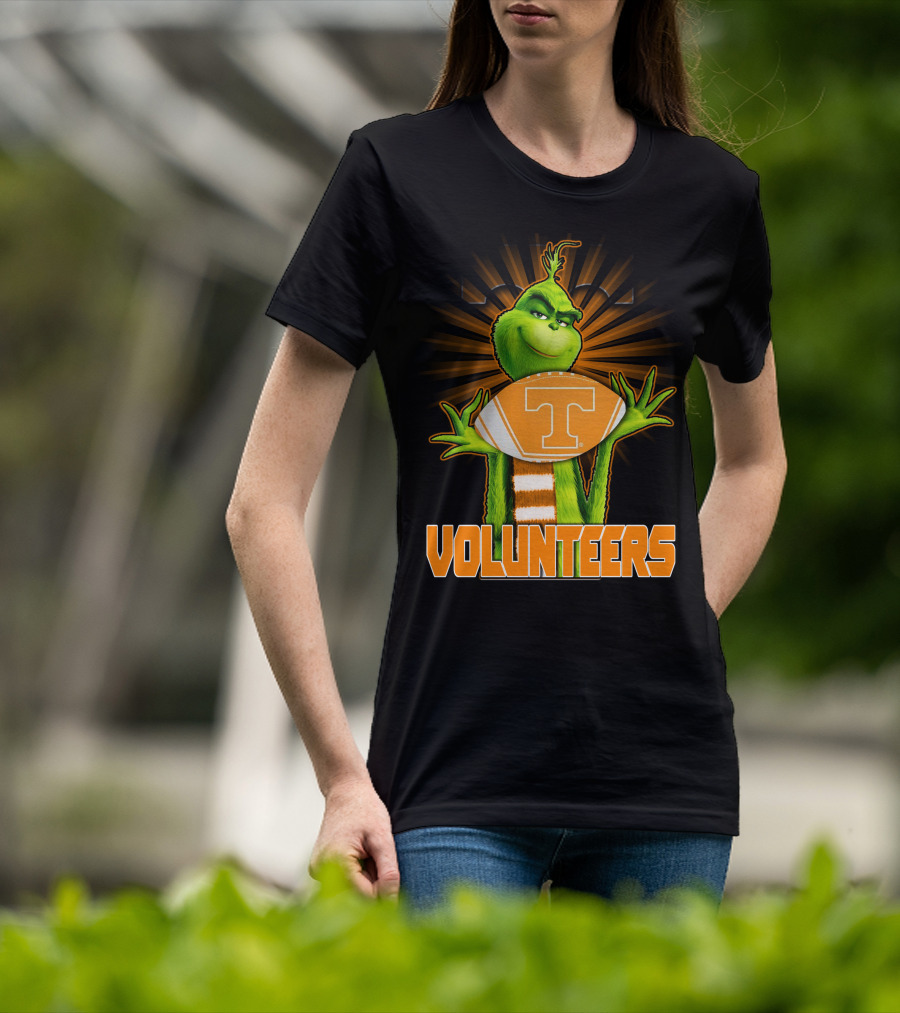 Grinch Volunteers Tennessee Football T T-Shirt