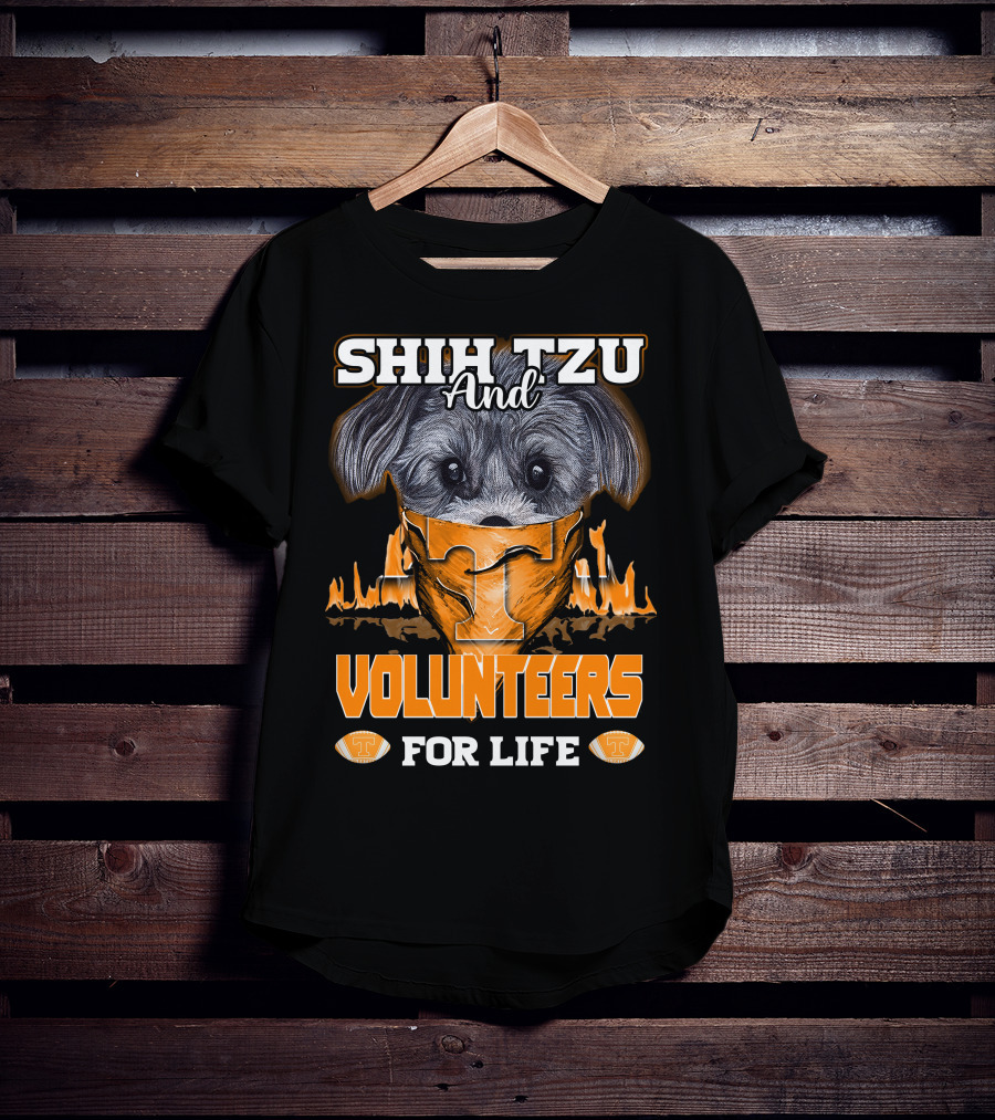 Shih Tzu And Volunteers For Life Tennessee Volunteers T-Shirt