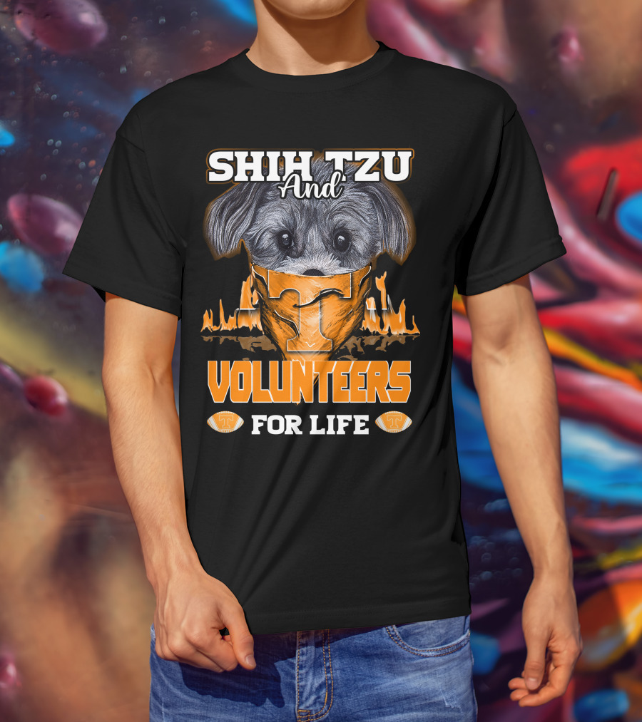 Shih Tzu And Volunteers For Life Tennessee Volunteers T-Shirt