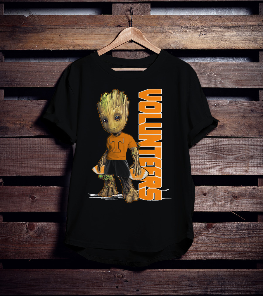 Groot Tennessee Volunteers Football Fan T-Shirt