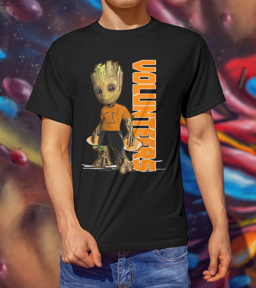 Groot Tennessee Volunteers Football Fan T-Shirt
