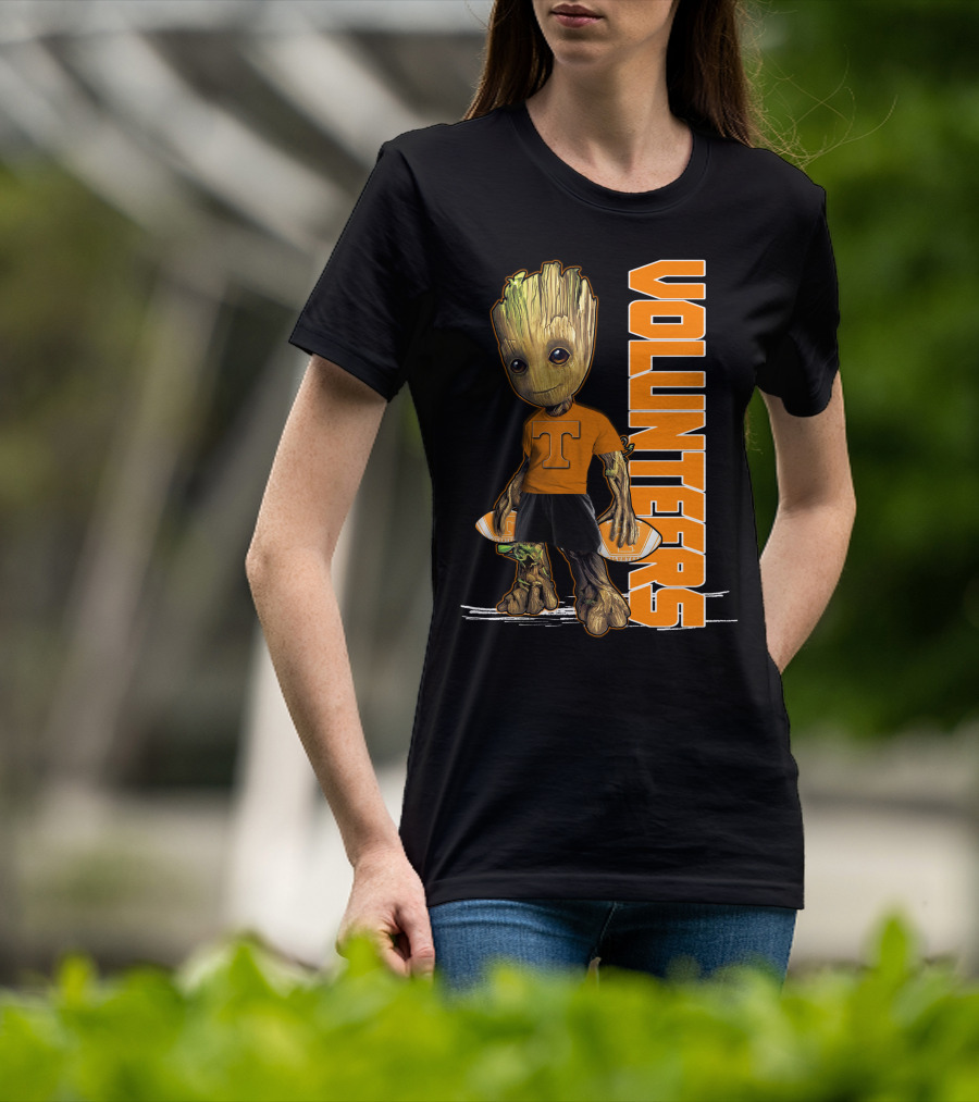 Groot Tennessee Volunteers Football Fan T-Shirt